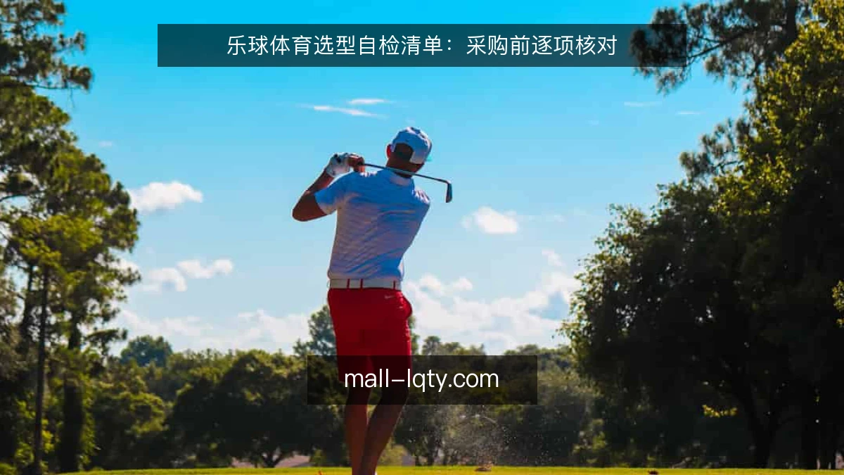 乐球体育选型自检清单：采购前逐项核对